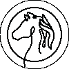Marie Puget, Ostéopathe équin — logo