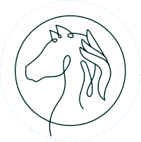 Marie Puget, Ostéopathe équin — logo